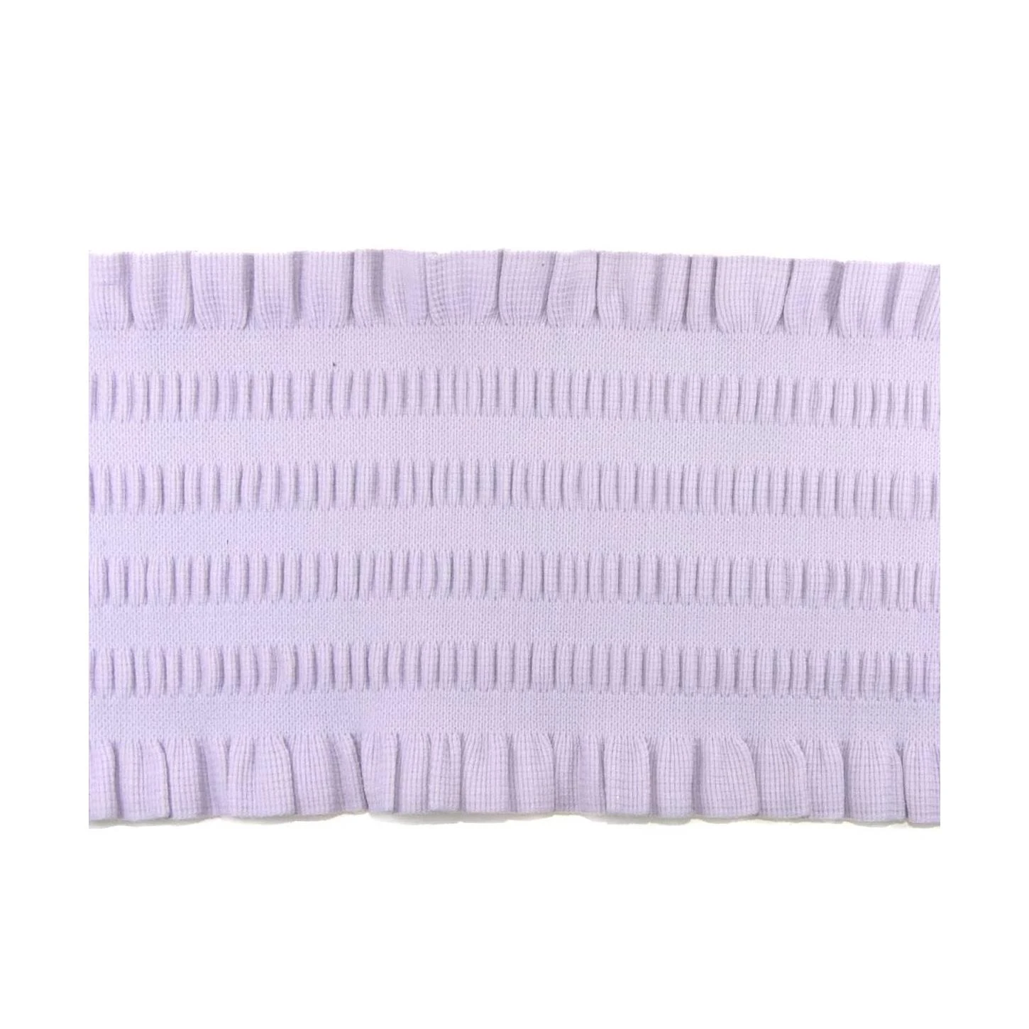 Cinta Elástica Fruncida Con Volante 11cm. Lila 3 Cinta Elástica Fruncida Con Volante 11cm. Lila
