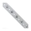 Cinta Elástica Plateada Con Tachuelas Estrellas. 2,6 Cm -Merceria Botton cinta elastica plateada con tachuelas estrellas 26 cm