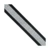 Cinta Elástica Rayas Negro Con Chenilla Plata 4cm -Merceria Botton cinta elastica rayas negro con chenilla plata 4cm