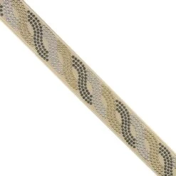 Cinta Elástica Tachuelas En Onda 2,5cm. Varios Colores