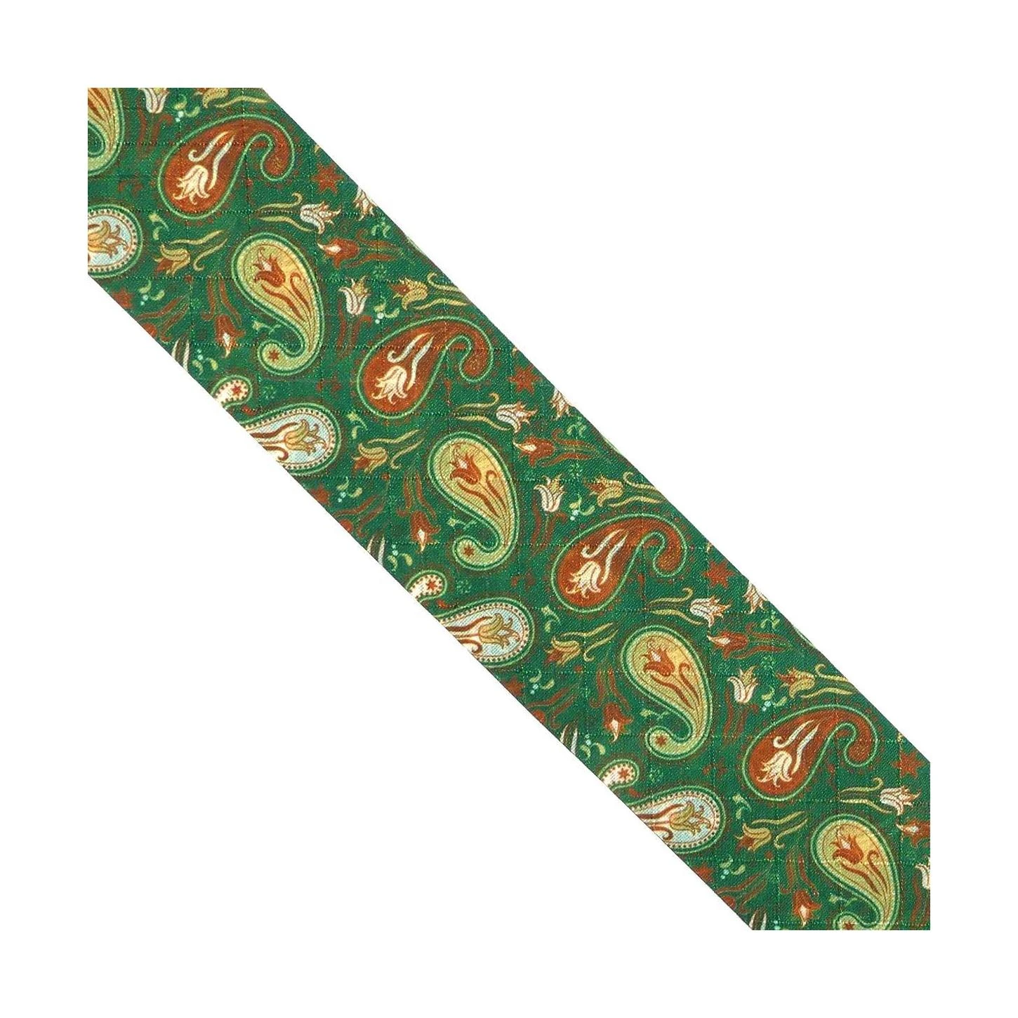 Cinta Estampado Cachemir 4,8cm. Verde 3 Cinta Estampado Cachemir 4,8cm. Verde