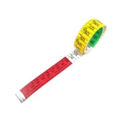 Cinta Métrica A Doble Cara Colores. 1,5m