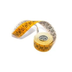 Cinta Métrica En Blanco Y Amarillo De 150cm