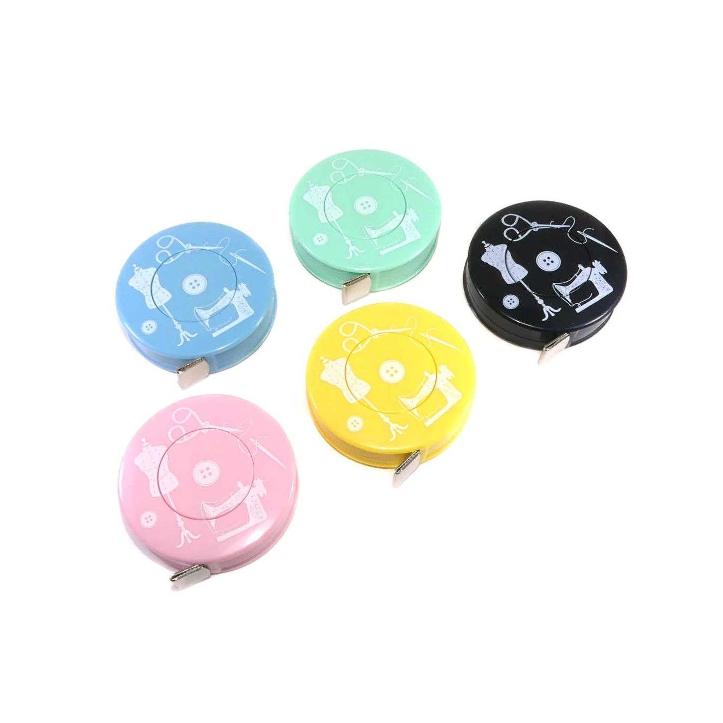 Cinta Métrica Retráctil Estampado Costura 150cm 3 Cinta Métrica Retráctil Estampado Costura 150cm