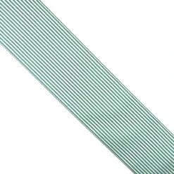 Cinta Nylón A Rayas 6cm. Verde Y Blanco