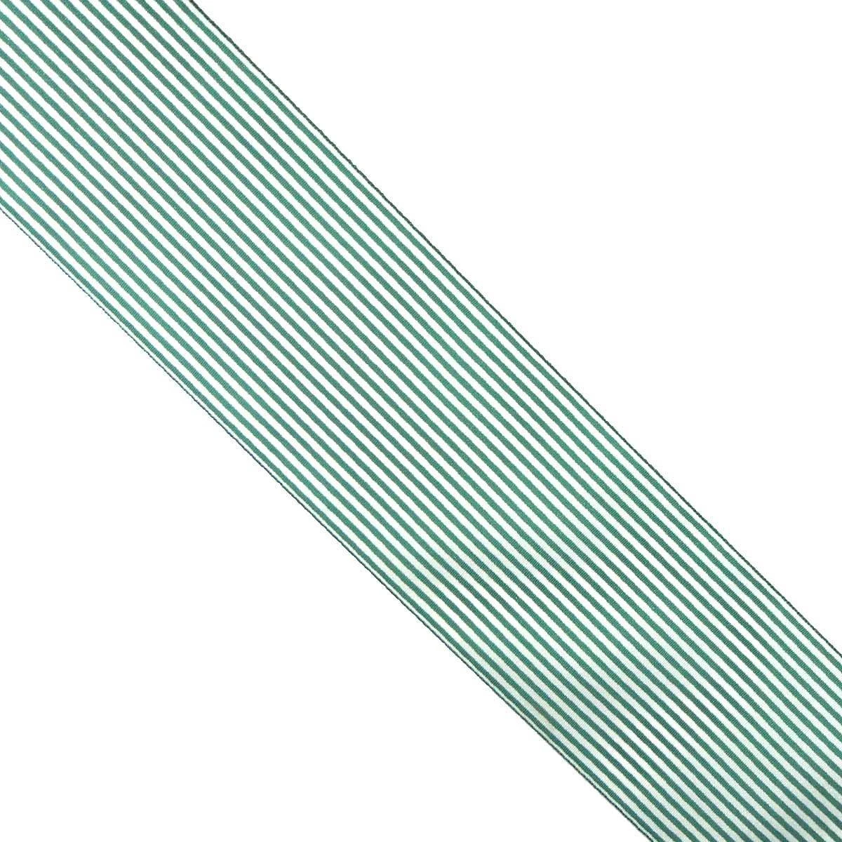 Cinta Nylón A Rayas 6cm. Verde Y Blanco 3 Cinta Nylón A Rayas 6cm. Verde Y Blanco