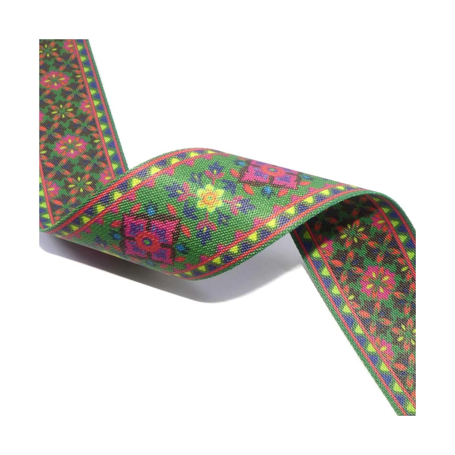 Cinta Para Bolso Estampado Floral 5cm 4 Cinta Para Bolso Estampado Floral 5cm - Imagen 2