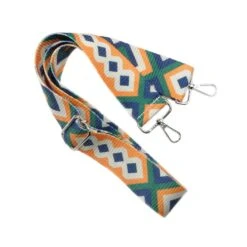 Cinta Para Mochila étnica 140cm. Naranja Y Verde