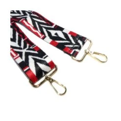 Cinta Para Mochila étnica 140cm. Rojo, Negro Y Blanco -Merceria Botton cinta para mochila etnica 140cm rojo negro y blanco 1