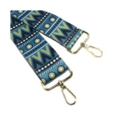 Cinta Para Mochila étnica 140cm. Verde Y Azul -Merceria Botton cinta para mochila etnica 140cm verde y azul 1