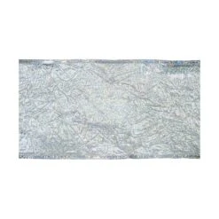 Cinta Plateada Acabado Rugoso 10cm