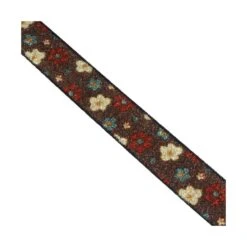 Cinta Terciopelo Estampado Flores 15mm. Varios Colores 5 Cinta Terciopelo Estampado Flores 15mm. Varios Colores -Merceria Botton cinta terciopelo estampado flores 15mm 1