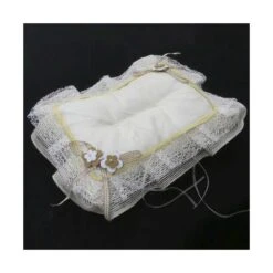 Cojín Para Alianzas Decorado Con Yute 21x14x4cm