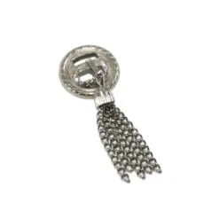 Colgante Aplique Con Borla De Cadena Plata -Merceria Botton colgante aplique con borla de cadena plata 1