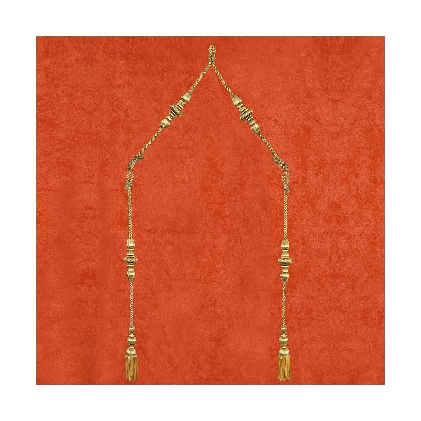 Conjunto Para Estantarte Dorado Con Borlas Metal 185cm 3 Conjunto Para Estantarte Dorado Con Borlas Metal 185cm