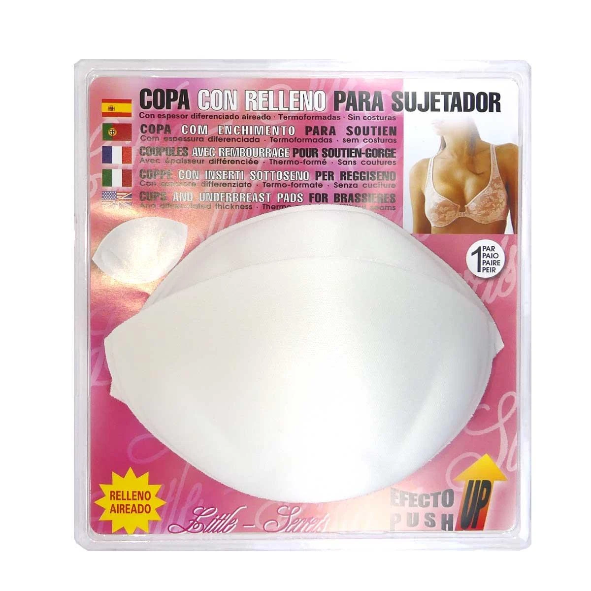 Copa Relleno Para Sujetador Blanco. Varias Tallas 3 Copa Relleno Para Sujetador Blanco. Varias Tallas