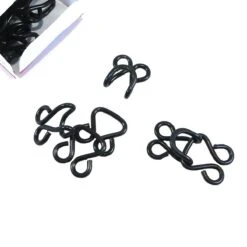 Corchetes Metálicos Para Cierre 12 Unidades. 2x1cm