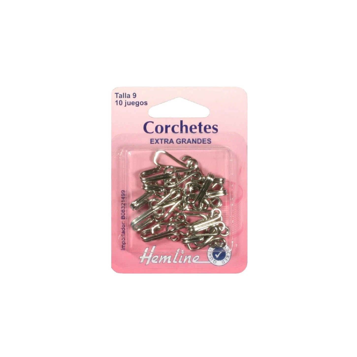 Corchetes Plateados Grandes. 10 Unidades 3 Corchetes Plateados Grandes. 10 Unidades