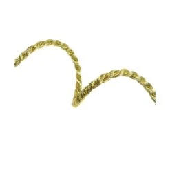Cordón Trenzado De Hilos Dorados 6mm
