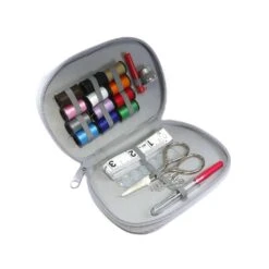 Costurero De Viaje Con Corazones Gris 7 Costurero De Viaje Con Corazones Gris -Merceria Botton costurero de viaje con corazones gris2 2