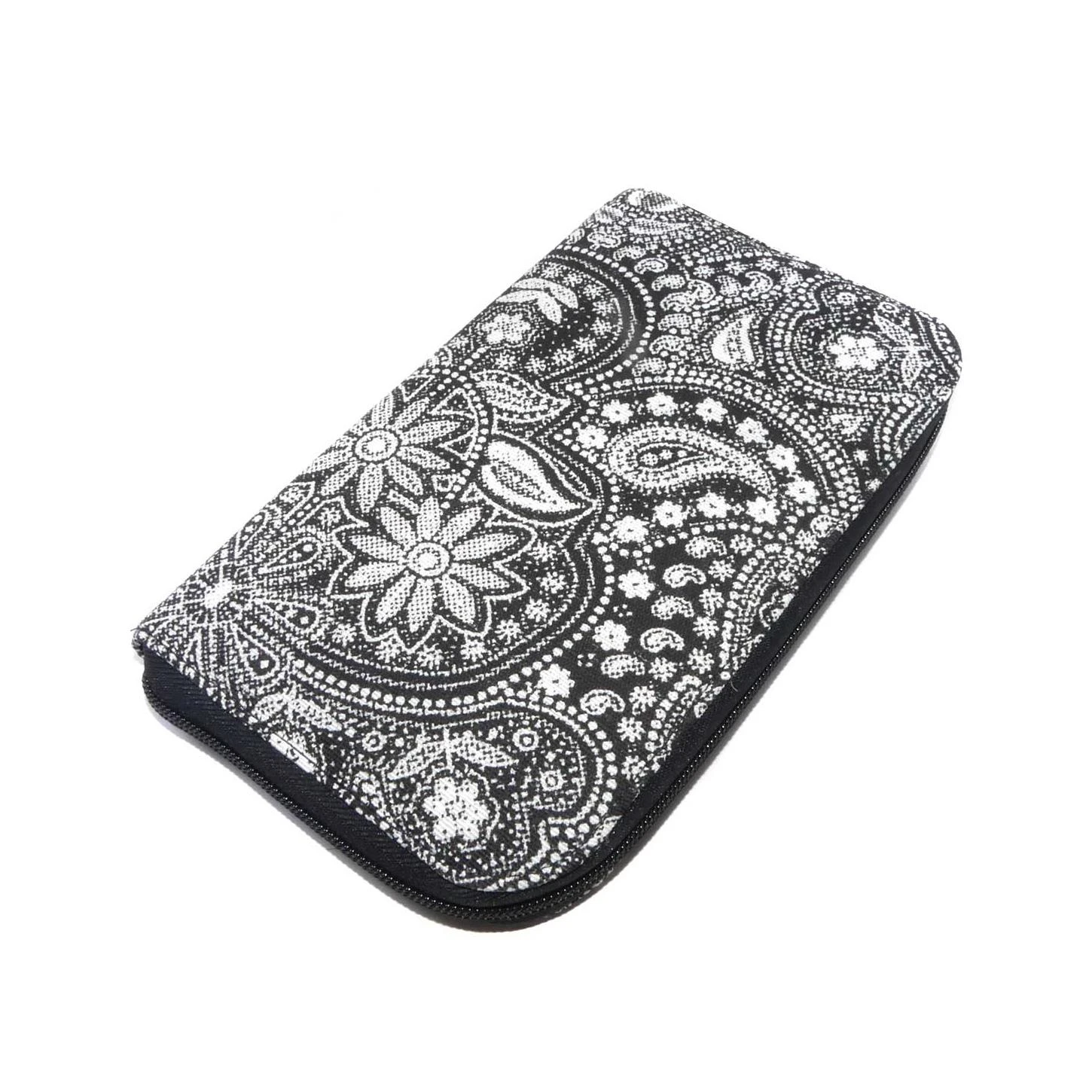 Costurero De Viaje Estampado Cachemir Blanco Y Negro 3 Costurero De Viaje Estampado Cachemir Blanco Y Negro