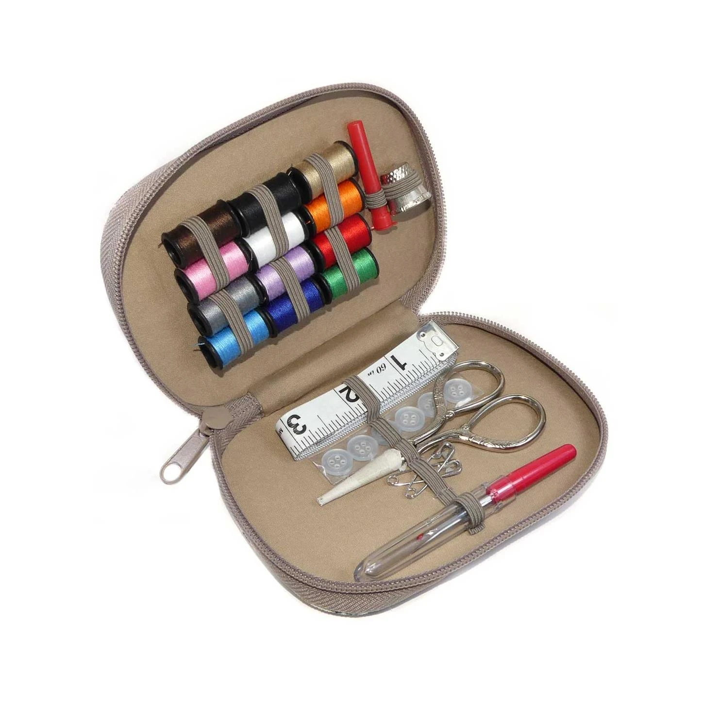 Costurero De Viaje Retales Patchwork Multicolor 4 Costurero De Viaje Retales Patchwork Multicolor - Imagen 2