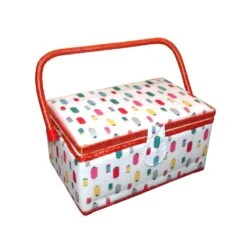 Costurero Diseño Bobinas Hilo. 27x17x15cm