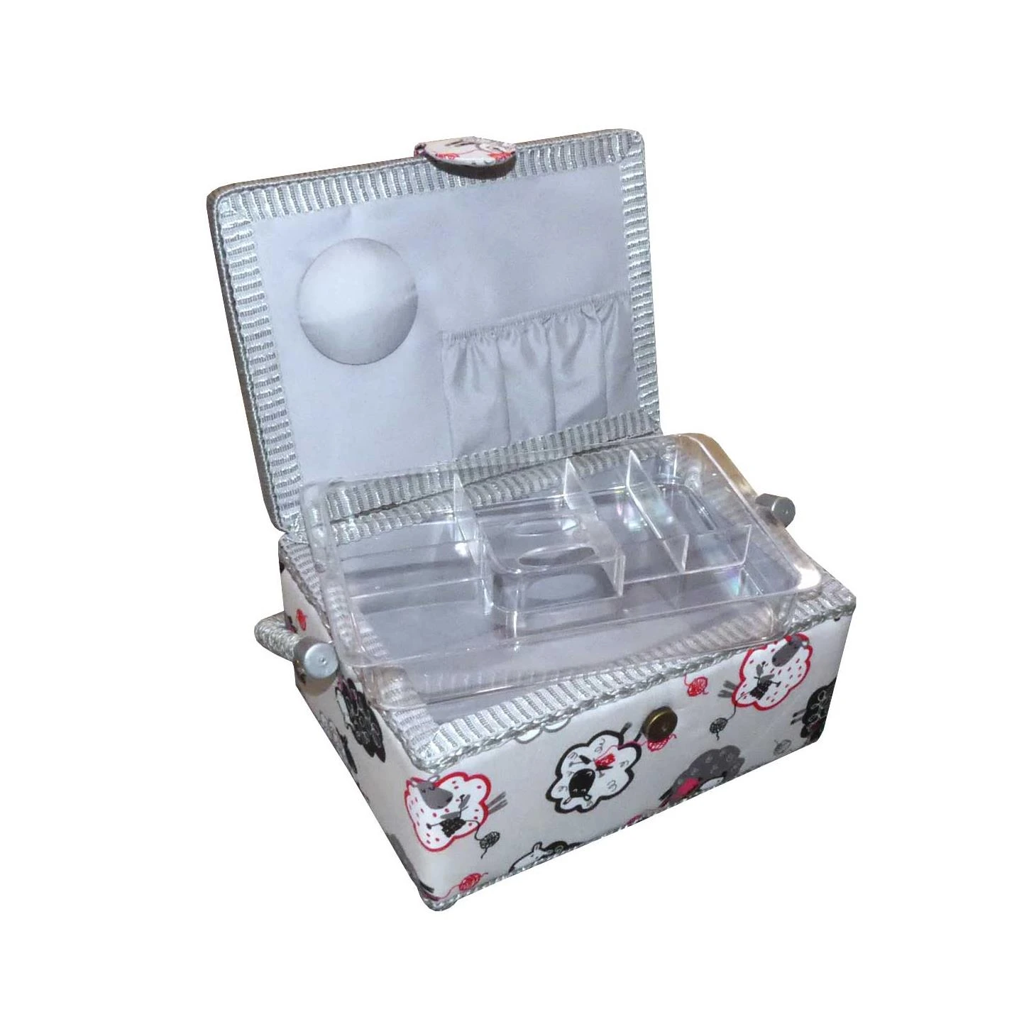 Costurero Diseño Ovejas Tejiendo. 25x18x13cm 4 Costurero Diseño Ovejas Tejiendo. 25x18x13cm - Imagen 2