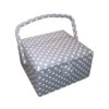 Costurero Lunares Gris Y Blanco. 23x23x13cm 1 Costurero Lunares Gris Y Blanco. 23x23x13cm -Merceria Botton costurero lunares gris y blanco 23x23x13cm
