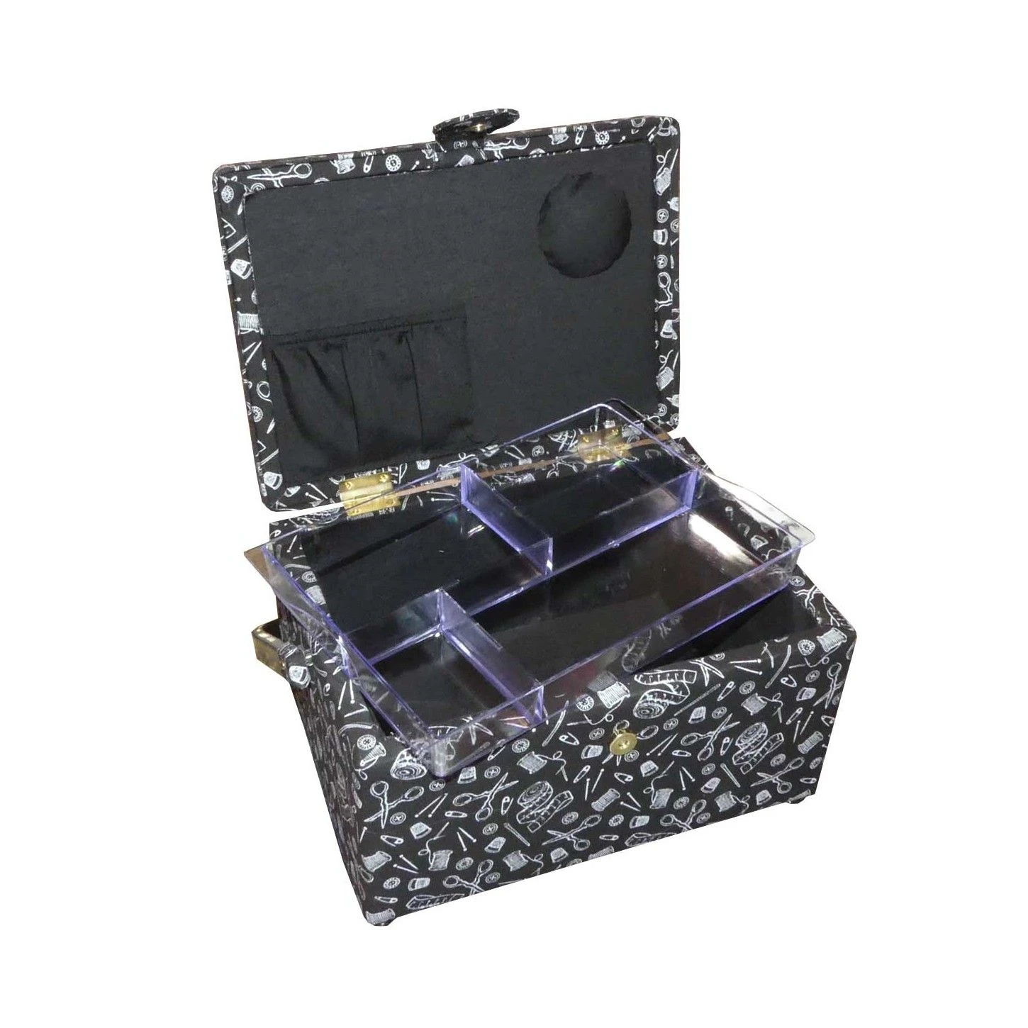 Costurero Mediano Artículos Costura. 25x19x14cm 4 Costurero Mediano Artículos Costura. 25x19x14cm - Imagen 2