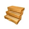 Costurero Plegable Tres Pisos Madera Natural -Merceria Botton costurero plegable tres pisos madera natural