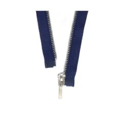 Cremallera Azul Marino Diente Plata 70cm Con Separador 7 Cremallera Azul Marino Diente Plata 70cm Con Separador -Merceria Botton cremallera azul marino diente plata 70cm con separador 2