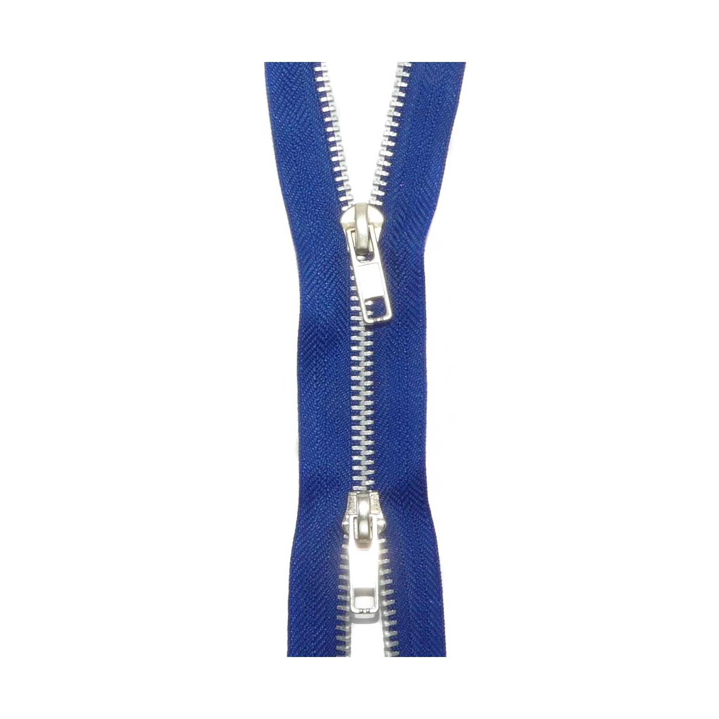 Cremallera De Metal Para Mono 70cm Doble Cursor 5 Cremallera De Metal Para Mono 70cm Doble Cursor - Imagen 3