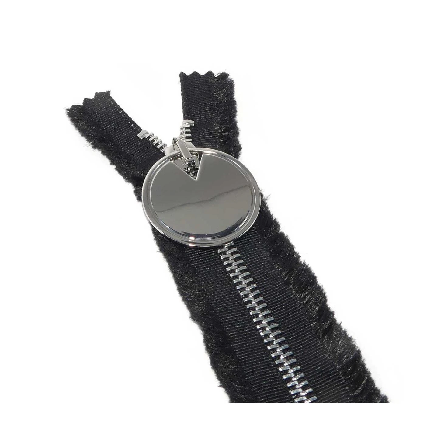 Cremallera Metálica Con Tirador Círculo Y Fleco 4 Cremallera Metálica Con Tirador Círculo Y Fleco - Imagen 2