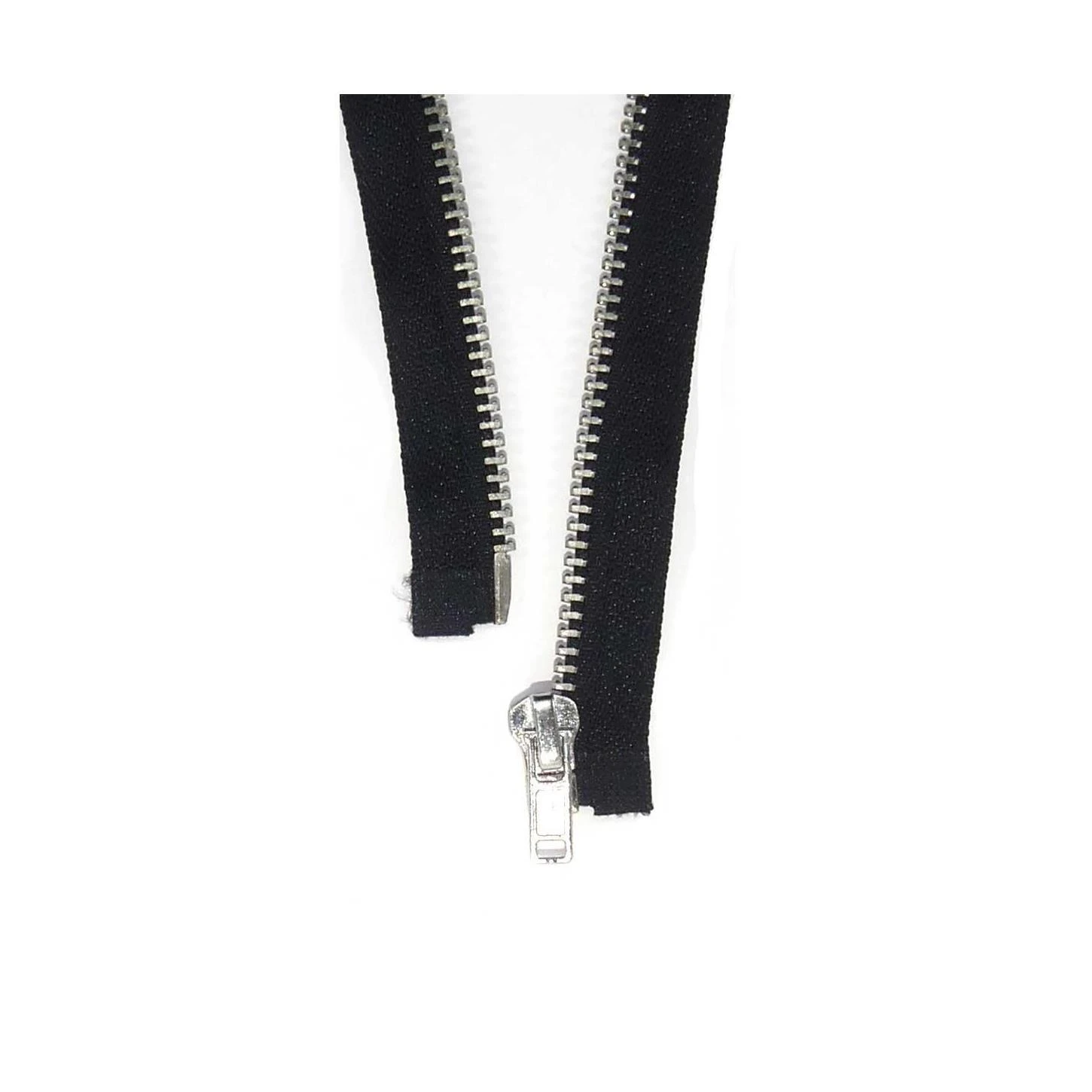 Cremallera Nº4 60cm Con Separador Metálica Y Diente Plata 4 Cremallera Nº4 60cm Con Separador Metálica Y Diente Plata - Imagen 2