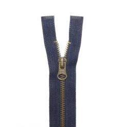 Cremallera Nº5 100cm Doble Cursor Metálica Dorado Viejo -Merceria Botton cremallera n5 100cm doble cursor metalica dorado viejo 1