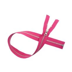 Cremallera Nº5 30cm Con Separador Metálica Plata