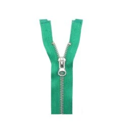Cremallera Nº5 35cm Con Separador Metálica Plata