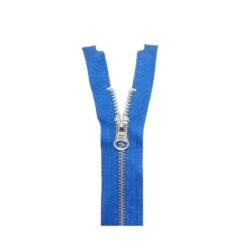 Cremallera Nº5 45cm Con Separador Metálica Plata