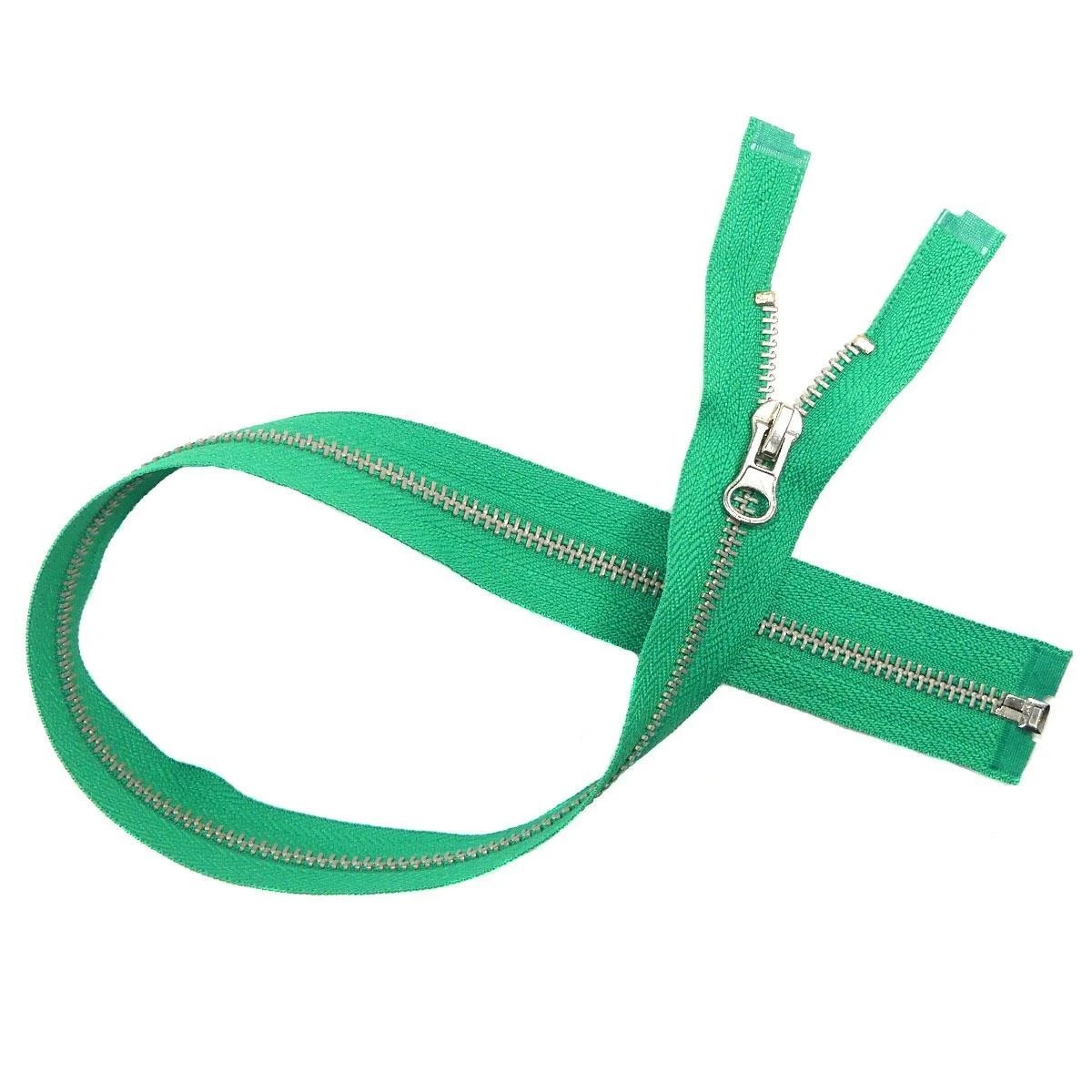 Cremallera Nº5 55cm Con Separador Metálica Plata 4 Cremallera Nº5 55cm Con Separador Metálica Plata - Imagen 2