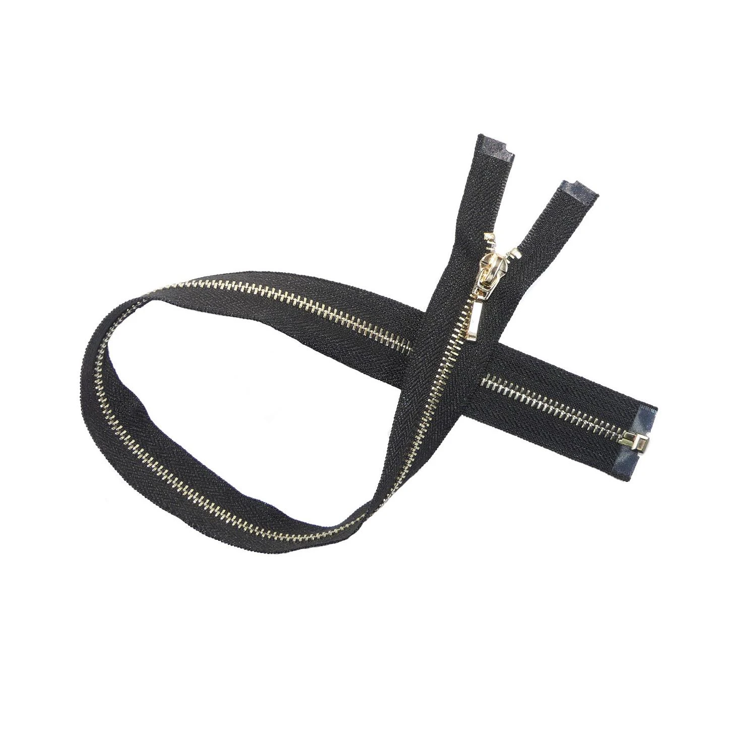 Cremallera Nº5 80cm Con Separador Metálica. Oro 3 Cremallera Nº5 80cm Con Separador Metálica. Oro