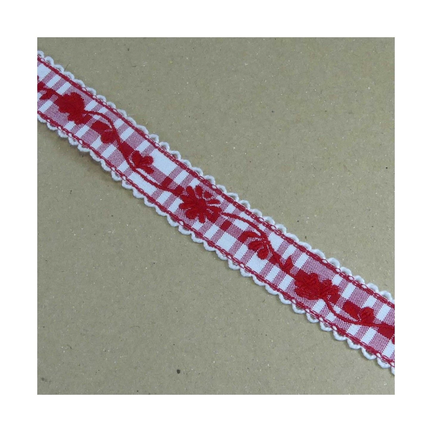 Cubrecosturas Cuadros Con Cenefa 18mm. Varios Colores 4 Cubrecosturas Cuadros Con Cenefa 18mm. Varios Colores - Imagen 2