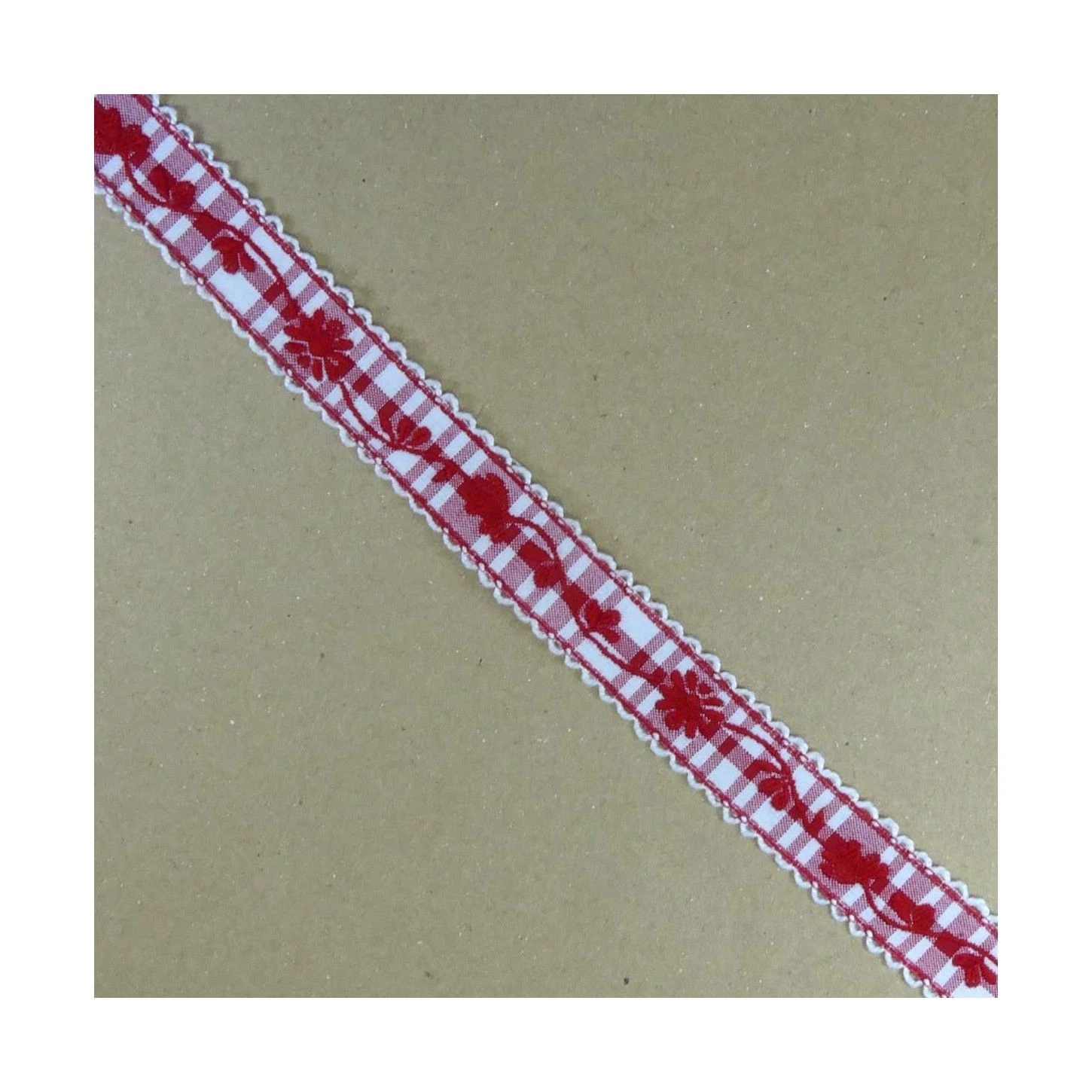 Cubrecosturas Cuadros Con Cenefa 18mm. Varios Colores 3 Cubrecosturas Cuadros Con Cenefa 18mm. Varios Colores