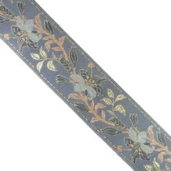 Cubrecosturas Flores Con Lamé 4,8cm. Varios Colores