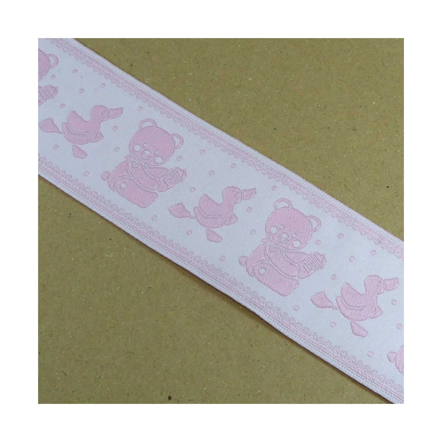 Cubrecosturas Infantil Oso Y Pato 4cm. Varios Colores 4 Cubrecosturas Infantil Oso Y Pato 4cm. Varios Colores - Imagen 2