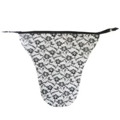 Cubrescotes De Encaje En Negro. Flores