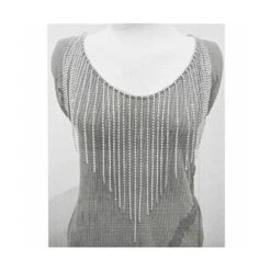 Cuello Cadena Strass -Merceria Botton cuello cadena strass 3