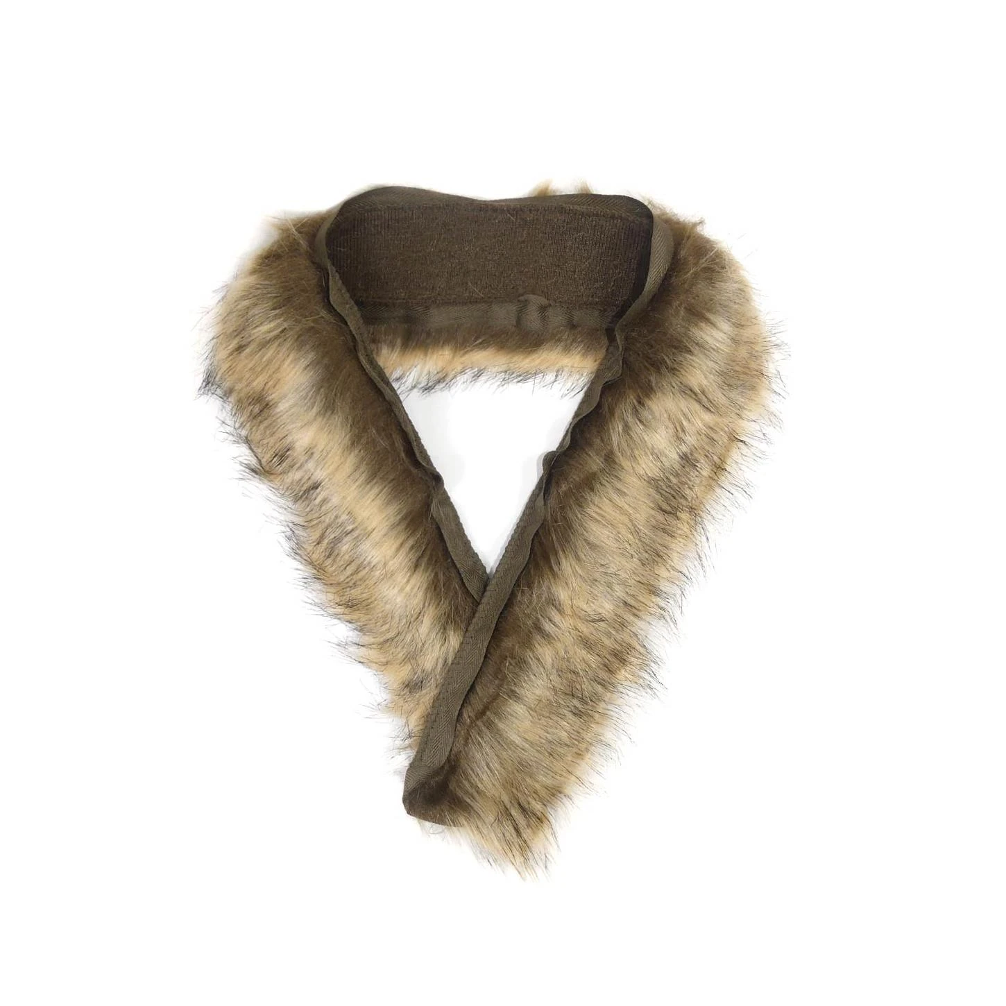 Cuello Con Vivo De Imi-piel 7cm Ancho Para Capucha 5 Cuello Con Vivo De Imi-piel 7cm Ancho Para Capucha - Imagen 3