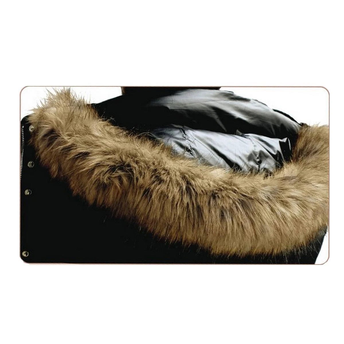 Cuello Con Vivo De Imi-piel 7cm Ancho Para Capucha 3 Cuello Con Vivo De Imi-piel 7cm Ancho Para Capucha