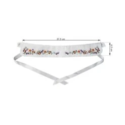 Cuello Para Camisa Con Bordado De Flores Multicolor -Merceria Botton cuello para camisa con bordado de flores multicolor2 2